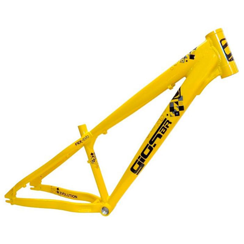 Quadro 26 gios frx evo freeride aluminio - amarelo - GiosBR